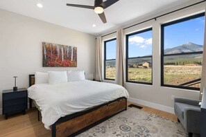 5 bedrooms, iron/ironing board, travel cot, WiFi