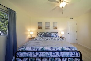 2 bedrooms, desk, iron/ironing board, free WiFi