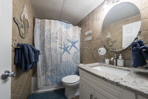 Hair dryer, towels