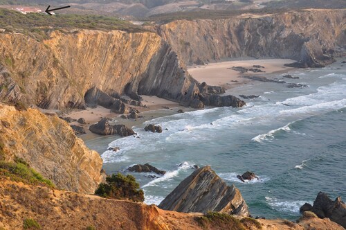Seaside guesthouse on Carvalhal beach