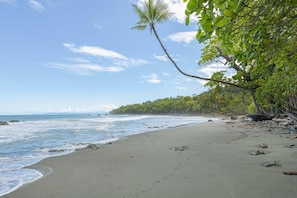 On the beach