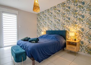 3 bedrooms, travel crib, free WiFi