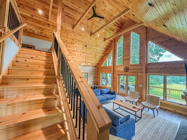 Interior - New: Modern Cabin Home with Free Golf + More (Swanton)