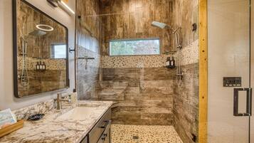 Shower, towels