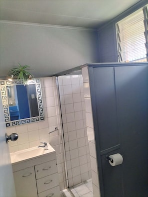 Soap, shampoo, toilet paper
