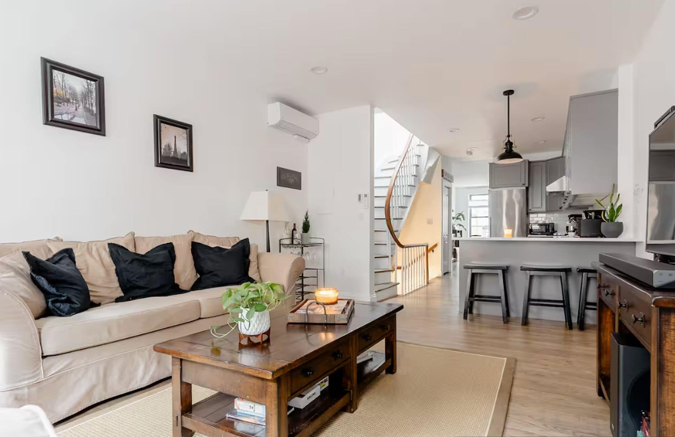 Smart TV, books, stereo, computer monitors