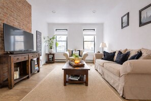 Smart TV, books, stereo, computer monitors