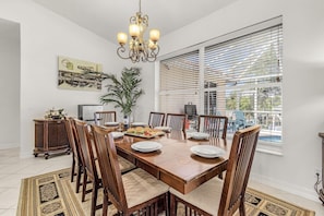 Dining - Waterfront Bliss with Heated Pool, Private Dock & Gulf Access – Lotus Cove (Cape Coral)