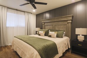 6 bedrooms, iron/ironing board, travel cot, free WiFi