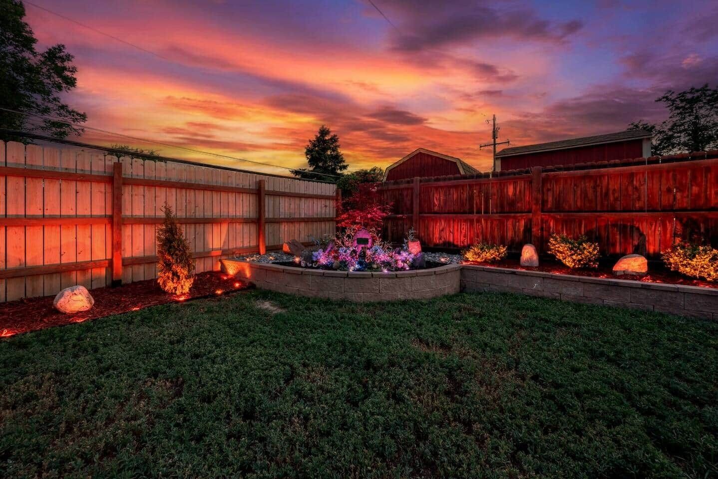 Overnattingsstedets uteområder