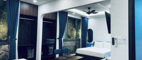 Familieværelse til 4 personer | Skrivebord, gratis Wi-Fi