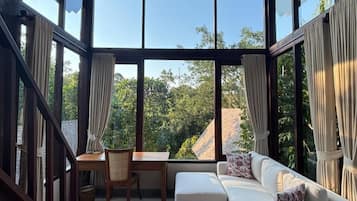 奢華小屋, 河景 | 客廳