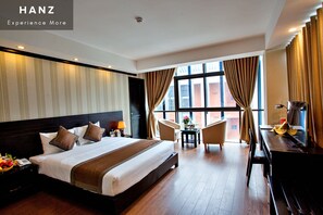 Superior Double Room, City View | Desk, laptop workspace, free WiFi