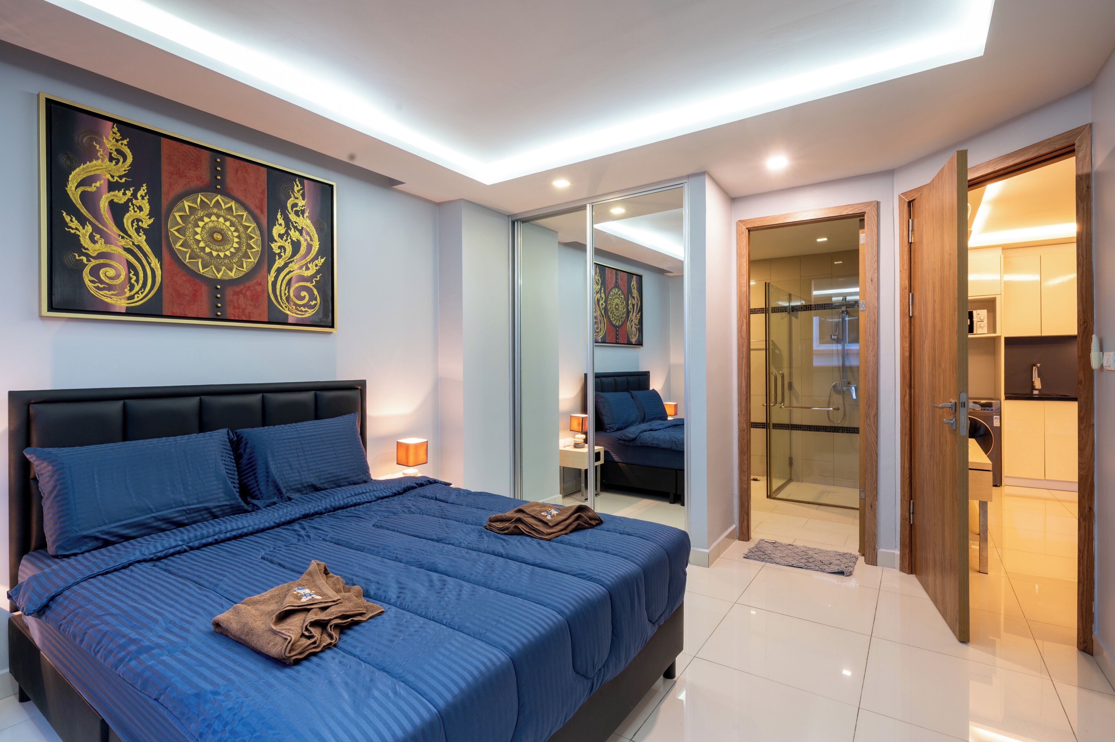 Apartemen Klasik, balkon, pemandangan kota | Brankas, tirai kedap cahaya, Wi-Fi gratis, dan seprai linen