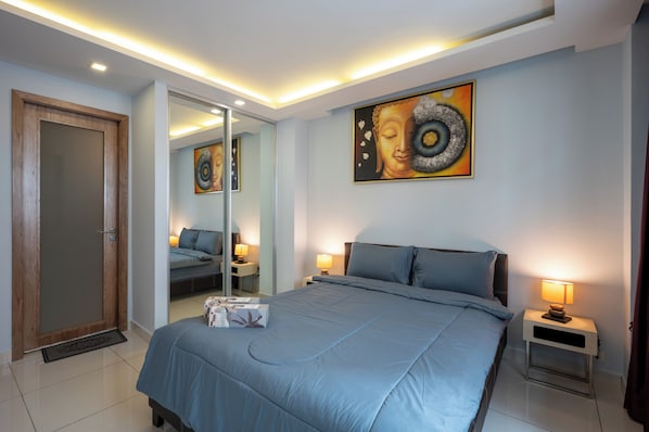 Caja de seguridad en la habitación, cortinas blackout y wifi gratis