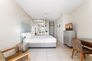 1 bedroom, iron/ironing board, travel crib, WiFi