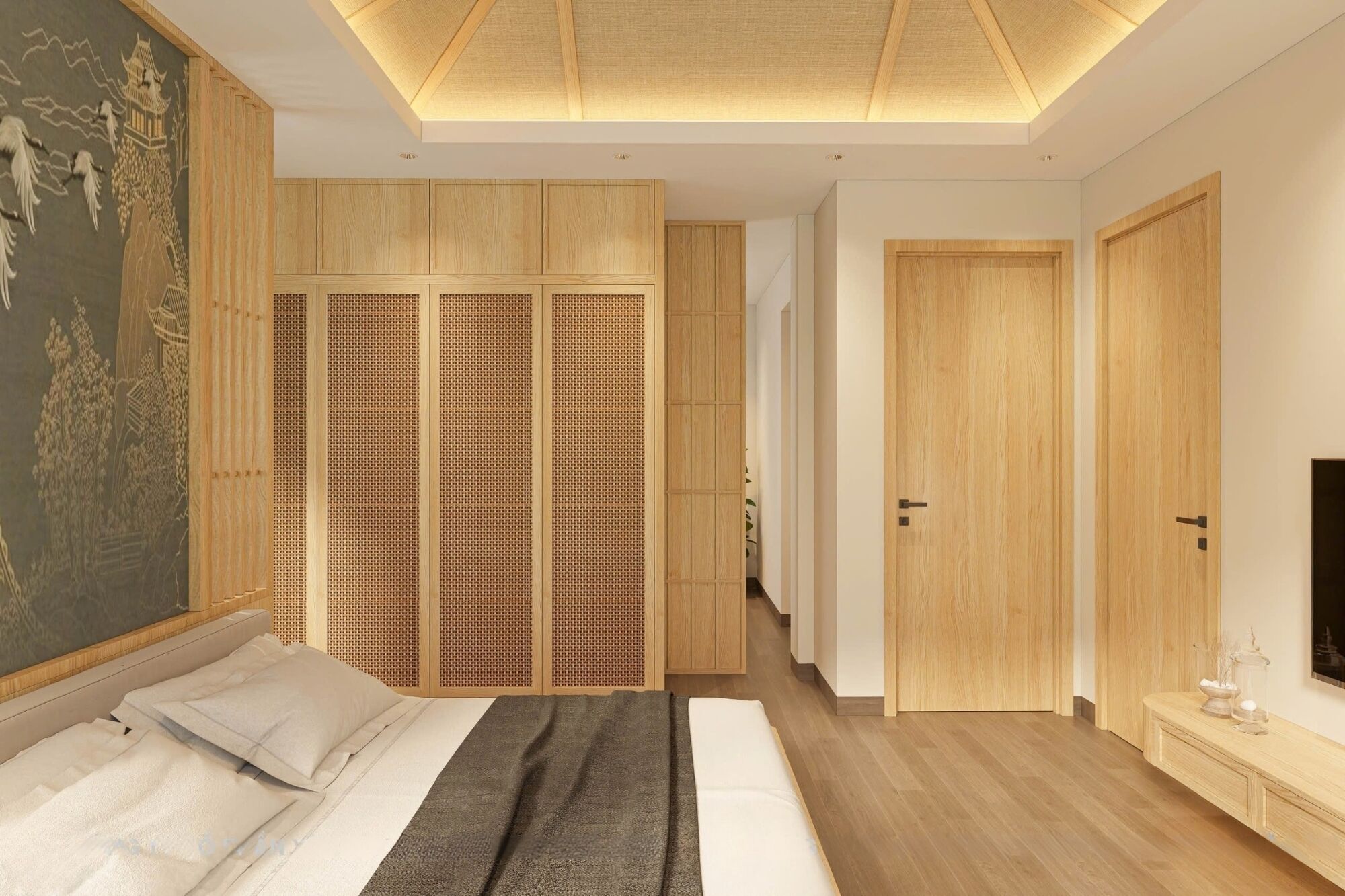 4 bedrooms, iron/ironing board, internet, bed sheets