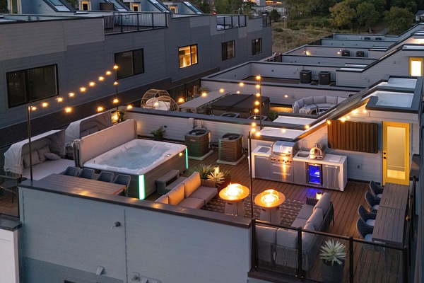 Bain à remous extérieur