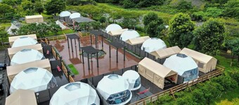 年末年始限定《朝食おせち＆お雑煮特典付》夕食時BBQ器材レンタル付ドームテント・ツインプレミアム / 足柄上郡 神奈川県