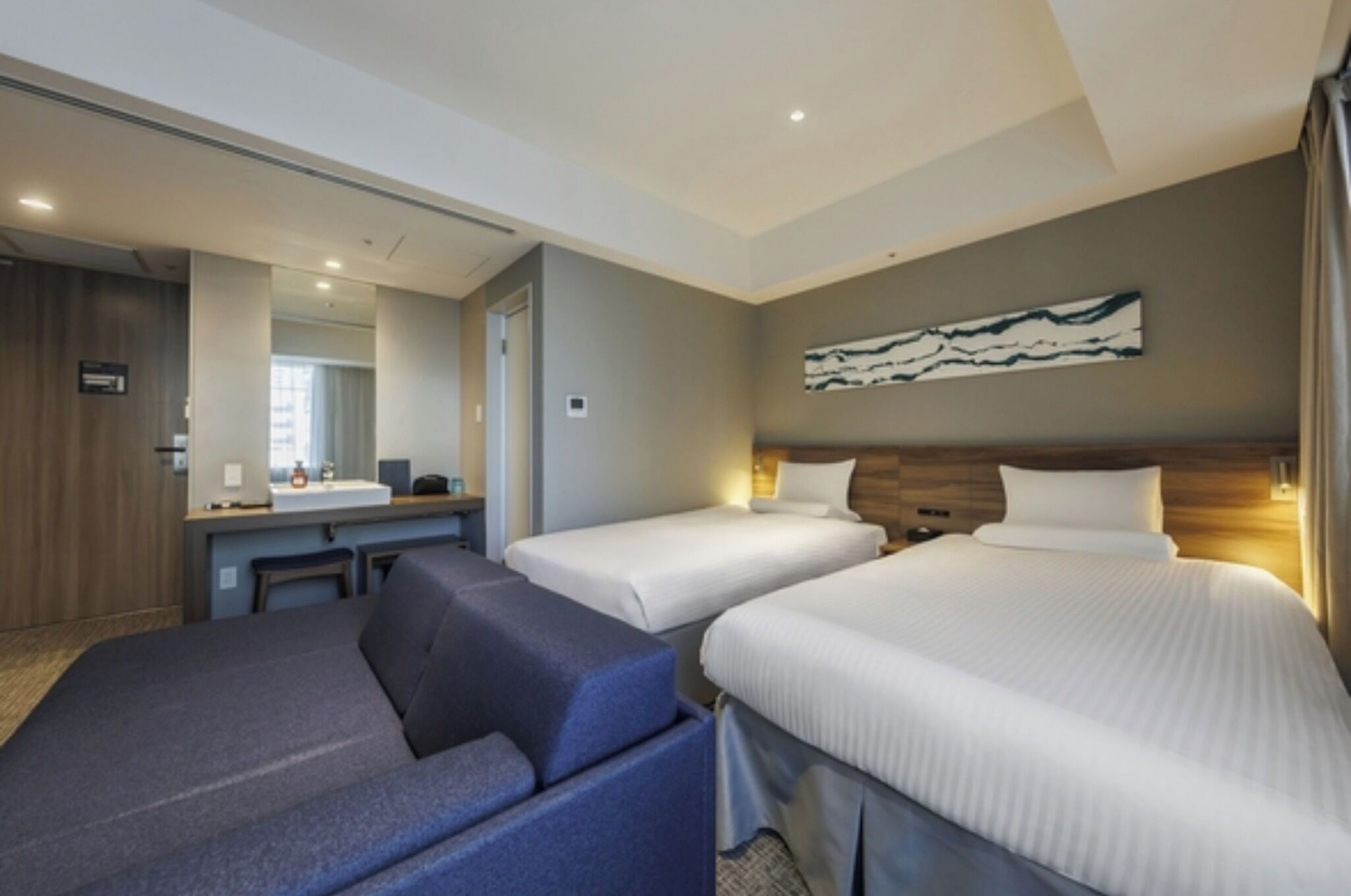 1 室のベッドルーム、デスク、アイロン / アイロン台、WiFi (無料)