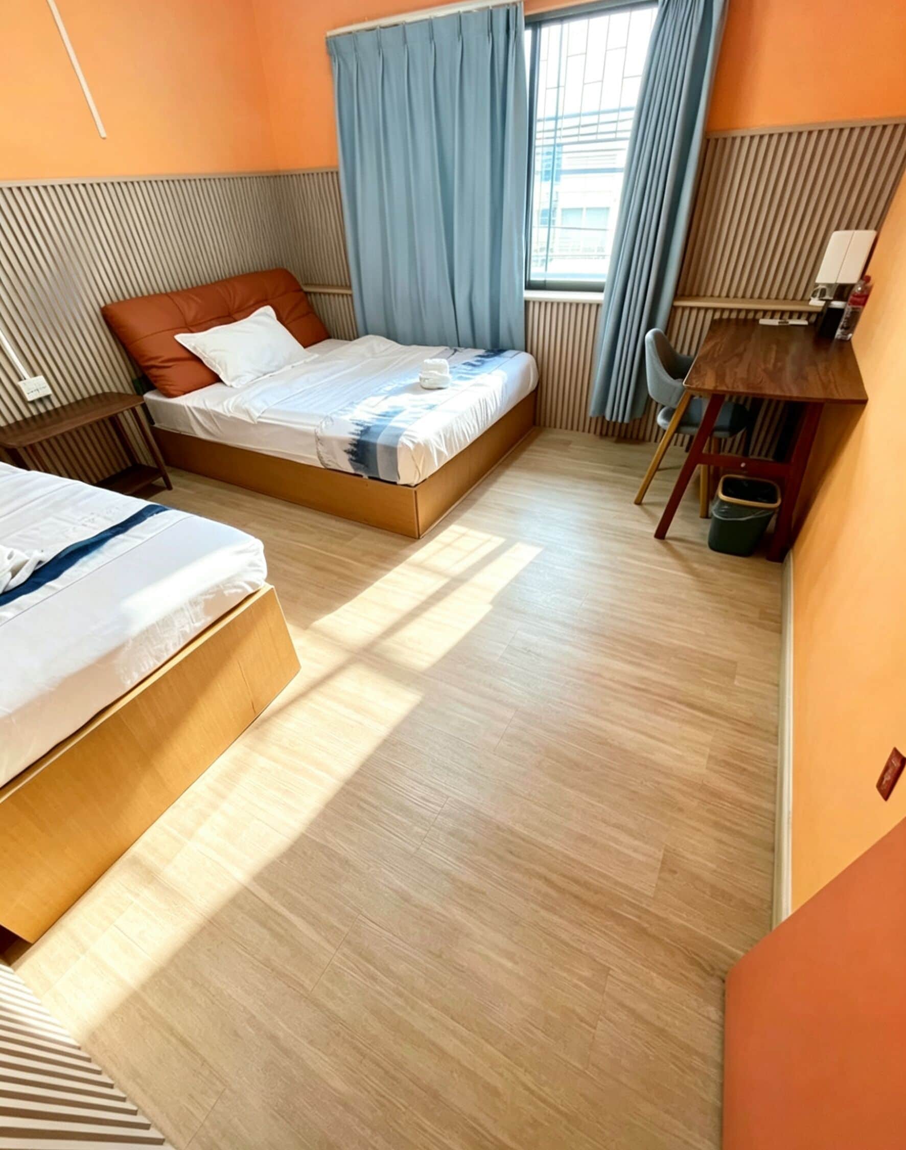 Classic Twin Room, City View | Blackout drapes, soundproofing, free WiFi