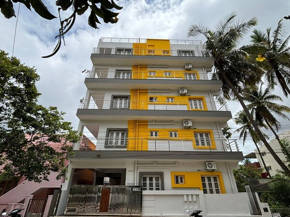 Majoituspaikan julkisivu