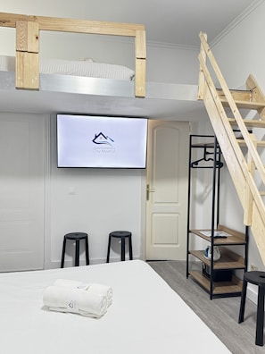 1 bedroom, iron/ironing board, travel crib, free WiFi