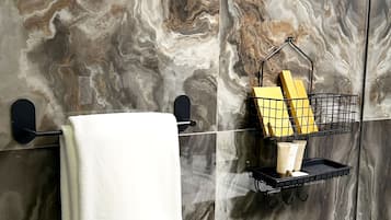 Executive Studio, City View | Bathroom | Shower, free toiletries, hair dryer, slippers