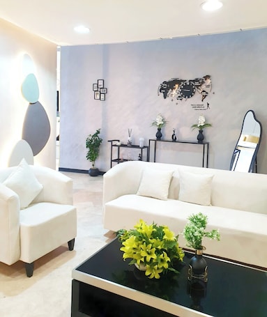 Sala de estar en el lobby