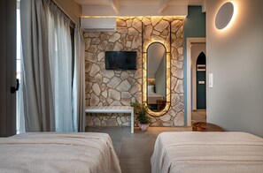 Deluxe Apartment, Balcony, Sea View | Iron/ironing board, free WiFi