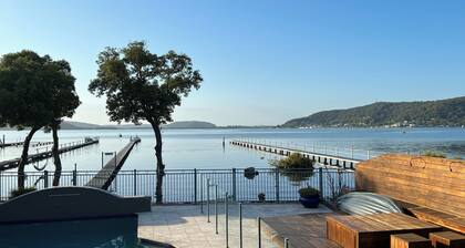 Beautiful water front with private jetty house - very convenient location