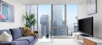 Comfy & Stylish 2BR Apt Next to Crown, City Views