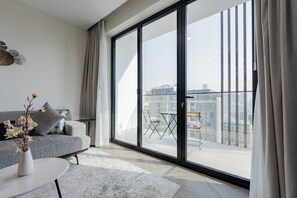 Deluxe Apartment, Balcony, City View | View from room