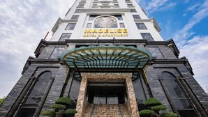 A tall, white building with a sign reading "MADELISE NOVEL & APARTMENT". - MADELISE HOTEL&APARTMENT (Haiphong)