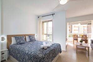 1 soverom, strykejern/-brett, wi-fi (inkludert) og sengetøy