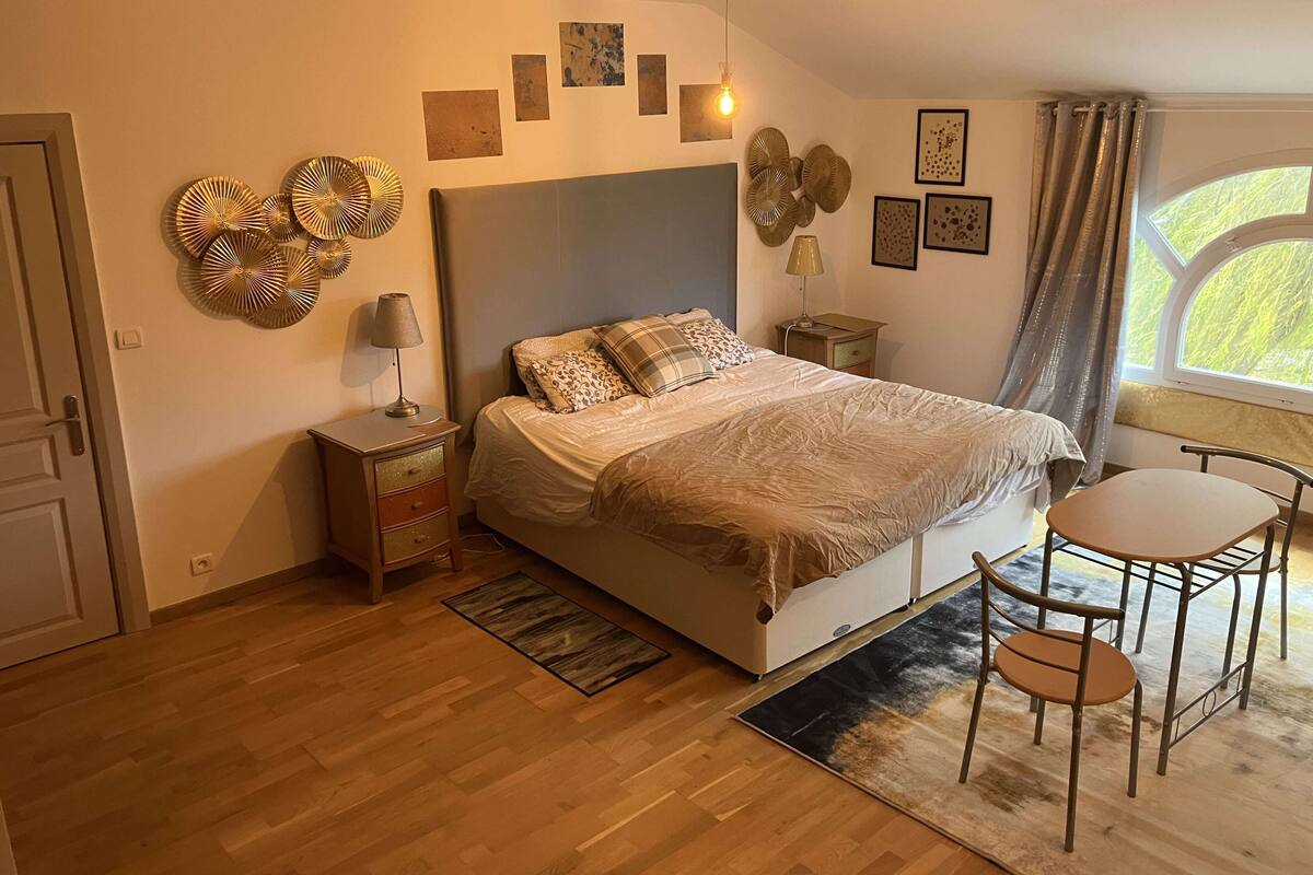 Habitación doble superior, vista al jardín | Wifi gratis