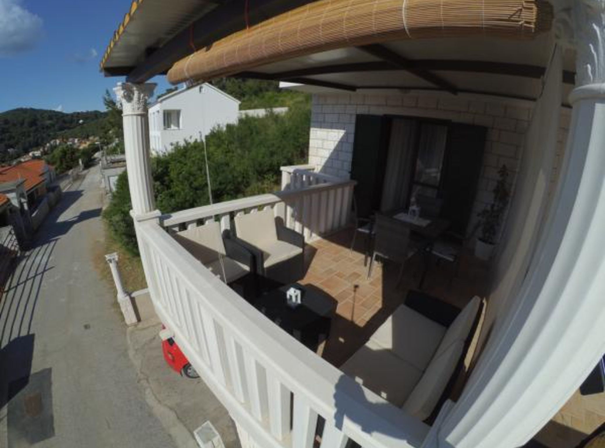 Appartement (Two Bedroom Apartment with Sea View a) | Balkon