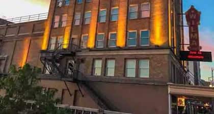 Welcome to your stylish retreat in the heart of downtown Missoula! Located inside the iconic Wilma Building, this beautifully appointed studio loft offers a rare blend of historic character, modern comfort, and breathtaking views of the Clark Fork.