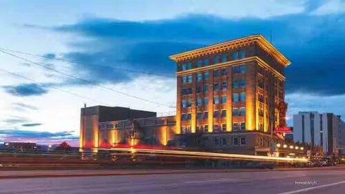 Welcome to your stylish retreat in the heart of downtown Missoula! Located inside the iconic Wilma Building, this beautifully appointed studio loft offers a rare blend of historic character, modern comfort, and breathtaking views of the Clark Fork.