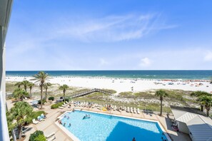 Executive Condo, 3 Bedrooms, Balcony, Beachfront | Balcony view - Pelican Pointe by Hosteeva (Orange Beach)