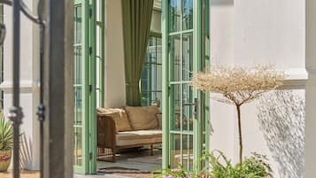 Majoituspaikan sisäänkäynti