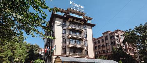 Overnatningsstedets facade