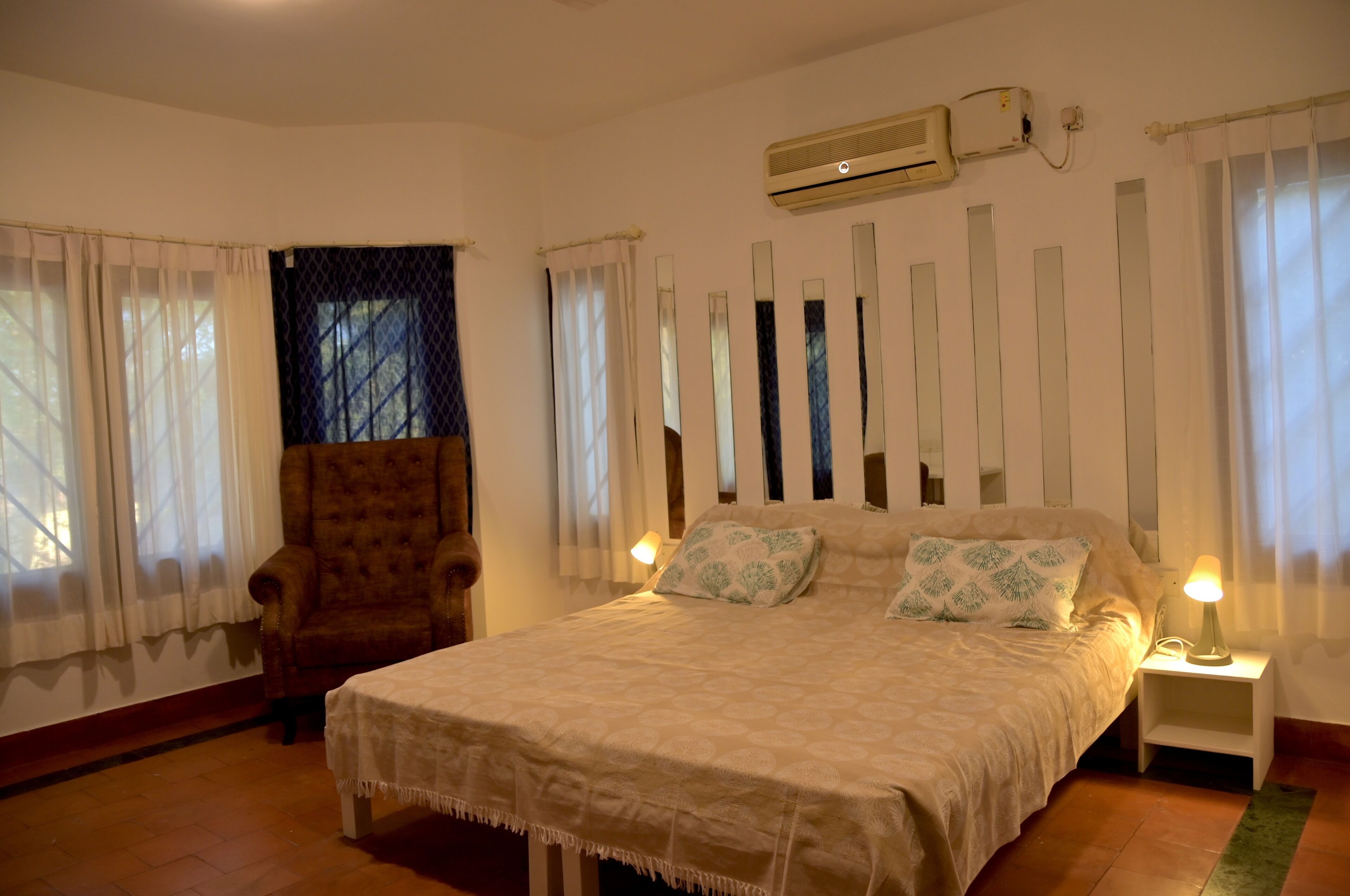 Double or Twin Room, Balcony, Garden View | Desk, iron/ironing board, free WiFi
