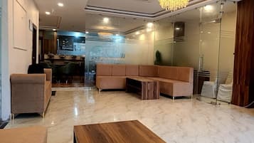 Lobby sitting area