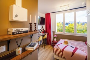 Habitación clásica doble | Zona de estar