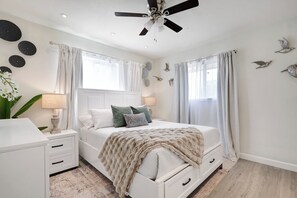 3 soveværelser, skrivebord, strygejern/strygebræt, gratis Wi-Fi