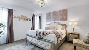 4 dormitorios, escritorio, tabla de planchar con plancha y wifi gratis