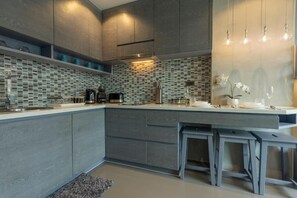 Apartment, Balcony | Private kitchen - Steps to Kamala Beach Rooftop Pool  C138 (Kamala)