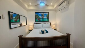 1 bedroom, iron/ironing board, internet, bed sheets