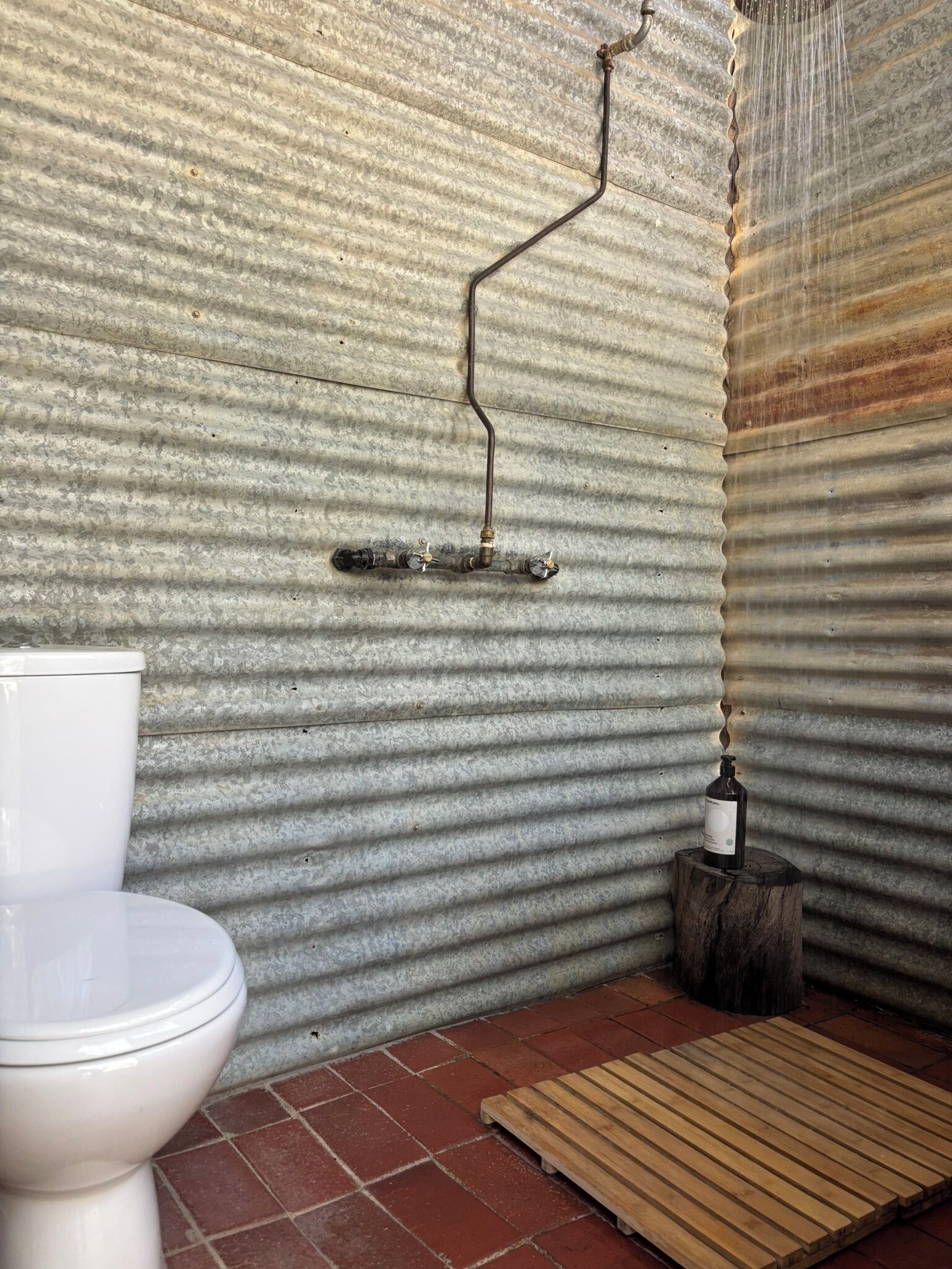 Towels, soap, toilet paper